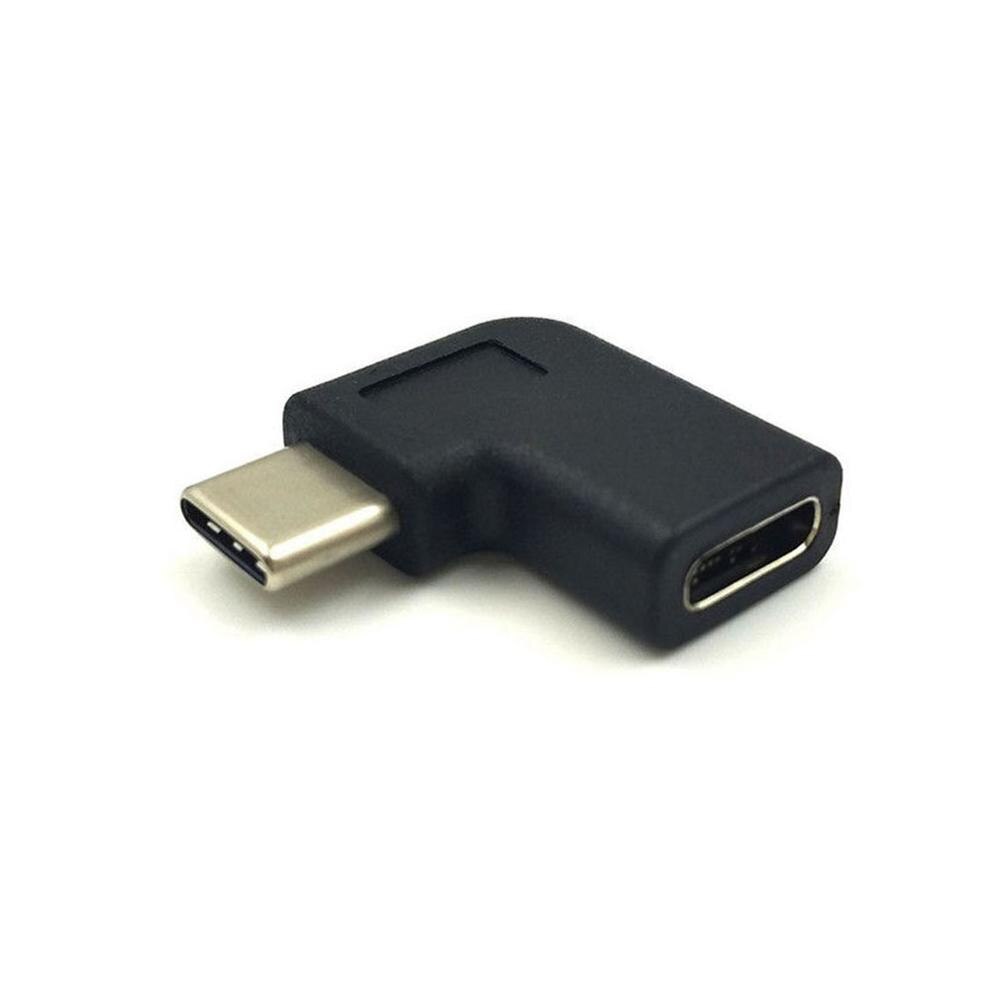 USB 3.1 Type C Female 90 Degree Angle Male Adapter... – Grandado
