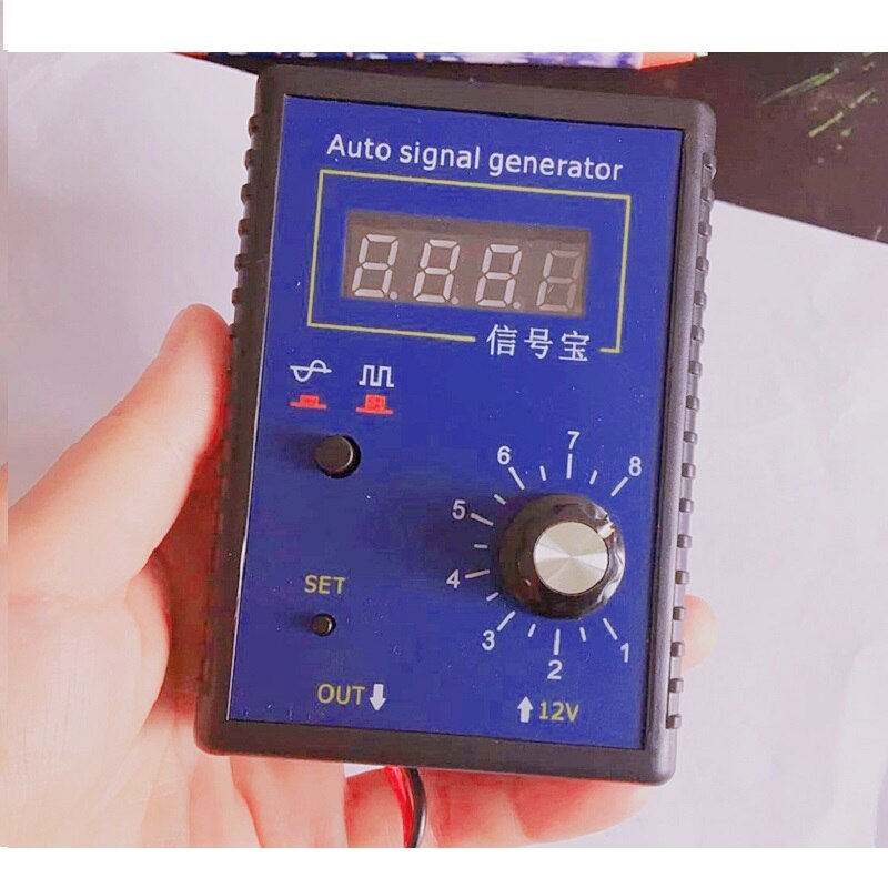 Generador de simulador de señal de vehículo y Sensor de posición de cigüeñal medidor de señal 2Hz a 8KHz