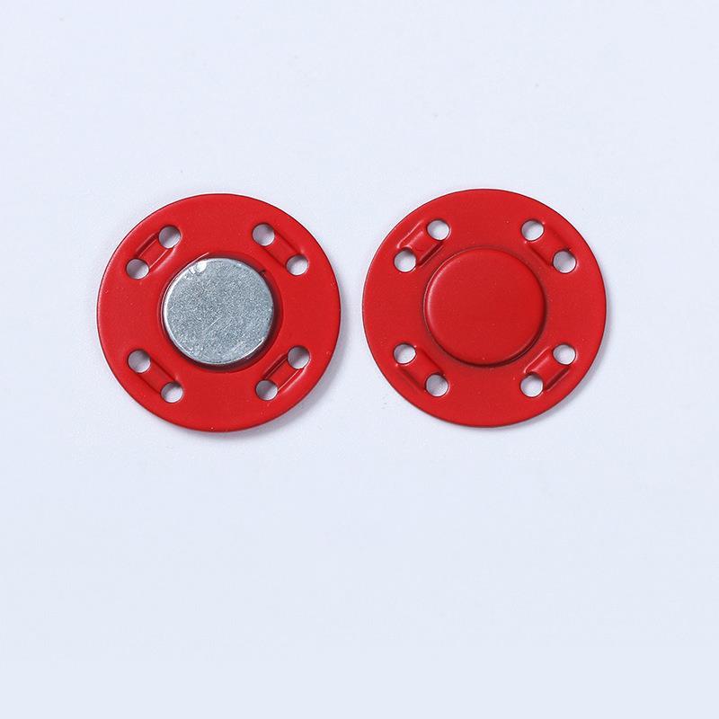 Un paio di bottoni magnetici forniture per cucire abbigliamento magnetico bottoni magnetici invisibili bottoni in metallo decorazione di abbigliamento fai da te fatta A mano: Nichel nero