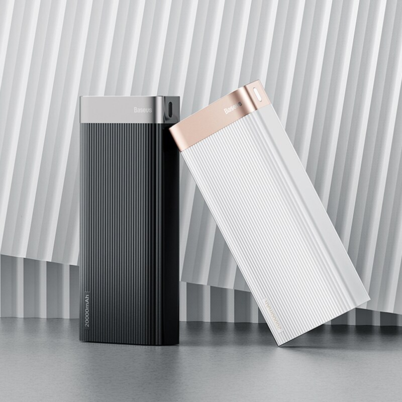 Baseus 20000 Mah Power Bank Snel Opladen Externe Batterij Draagbare Powerbank Type-C Pd QC3.0 Snel Opladen 18W voor Xiaomi Voor Ip
