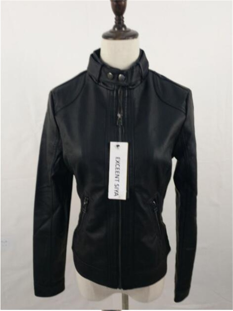 Veste en cuir PU femme femme, européenne, Pimkie nettoyage simple en cuir PU