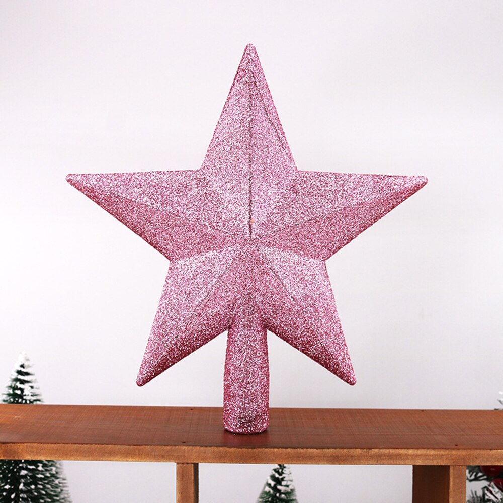 1PCS Christmas Tree Top Star Large Glitter Star Xmas Tree Topper Decoration Top Ornament