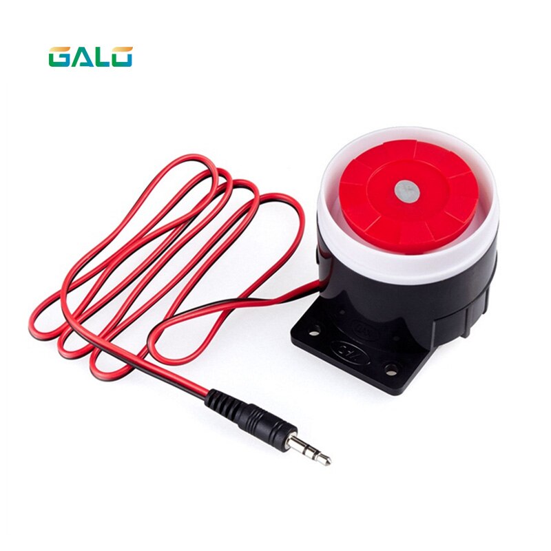 MINi Ear Piercing Indoor Wired Siren Mini Horn Siren Home Security Sound Alarm System 120dB Durable 12V