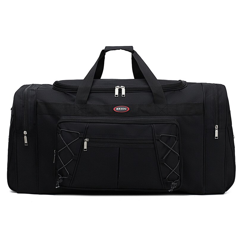 Waterproof Men Travel Bags Carry on Huge Luggage Bags Mens Duffel Bag Portable Travel Tote Large Weekend Bag Crossbody Handbag: black