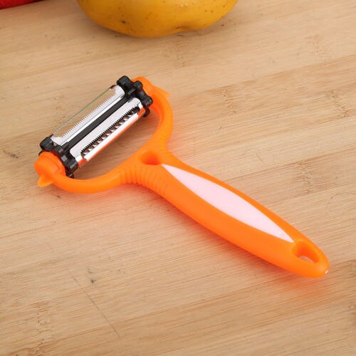Newest Arrivals Kitchen Tools Vegetable Julienne Peeler Cutter Potato Cucumber Carrot Slicer: Orange