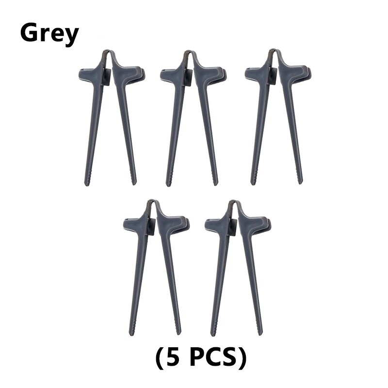 1/2/5Piece Free-Hands Snack Chopsticks Play Games Finger Chopsticks Lazy Assistant Clip Snacks Not Dirty Hand Phone Accessory: Grey - 5PCS