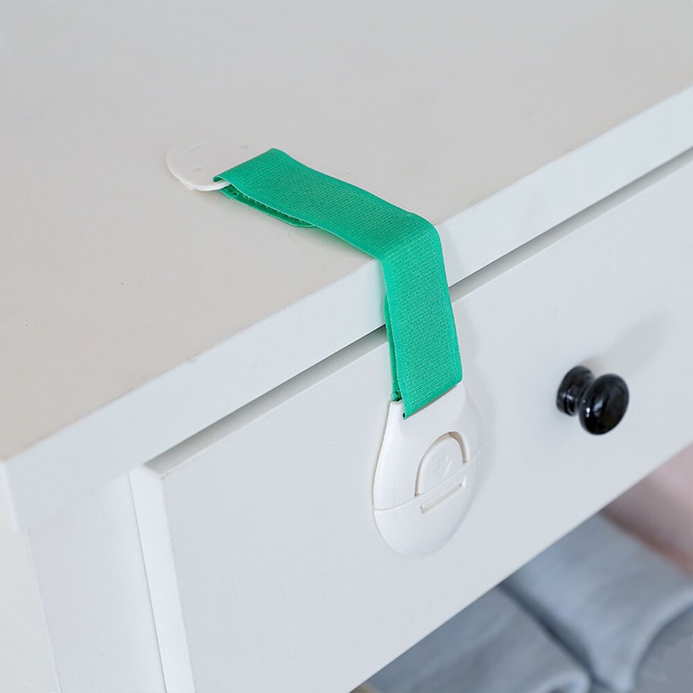 5pcs Child Cabinet Door Lock Cupboard Toilet Safety Care Lock Refrigerator Drawer Plastic Lock Baby Protection Security Products