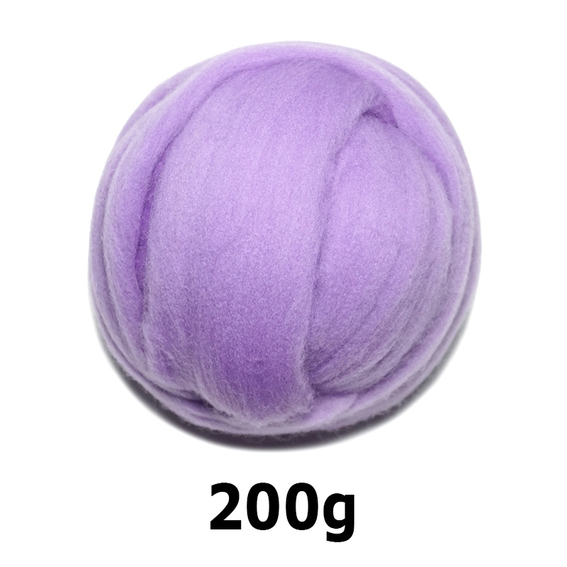 Trasporto libero di Lana fatti a mano Feltro per l' infeltrimento 50g di fiori di Lavanda Perfetto in fa Feltro 31 #: 200g