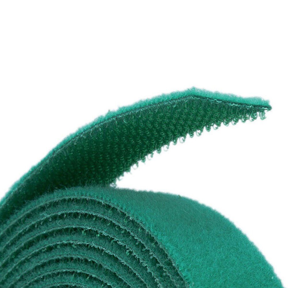 Lazos de nailon para plantas, 5m, lazo de Velcro para jardín, cinta con forma de planta, gancho, lazo de caña de bambú, accesorios de jardín