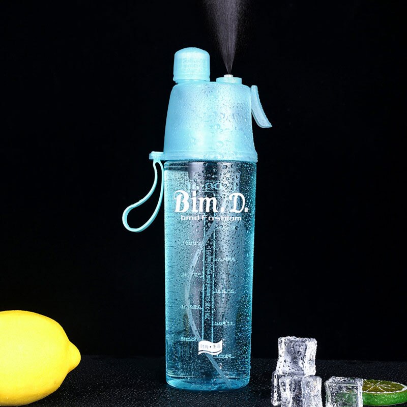 Bidon rowerowy rozpylać robić wody w sprayu szklany plastikowy, pojemny kubek studenci Aquarius na wolnym powietrzu