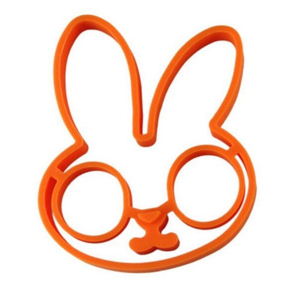 Kaninchen Omelett Ei bilden Frühstück Silikon Omelett bilden Hase Pfannkuchen Ring ehemalige Küche Kochen Werkzeuge Für freundlicher freundlicher