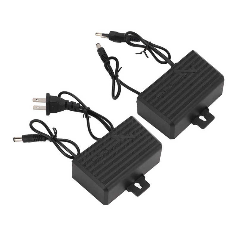 Voeding Plug Regen Bescherming Weerbestendig 12V 2A Adapter Rood Koper Poort Roestvrij Waterdicht Voor Bewakingscamera &#39;S