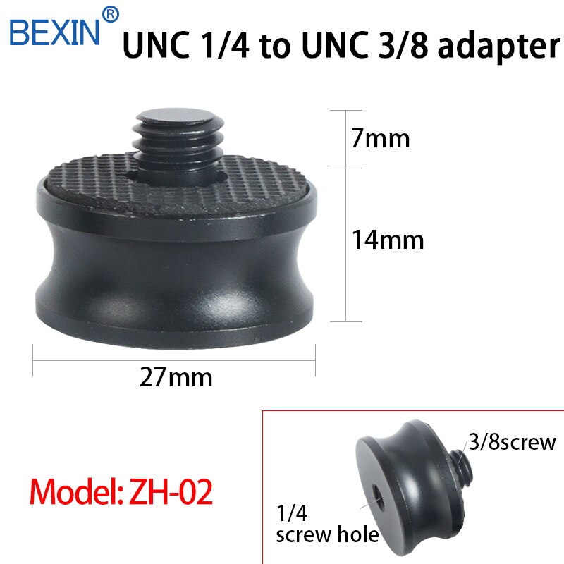 Camera Connection Conversion Screw Mount Adapter Camera Aluminum Alloy Screw For Digital Camera Tripod Monopod: 1PC  ZH02