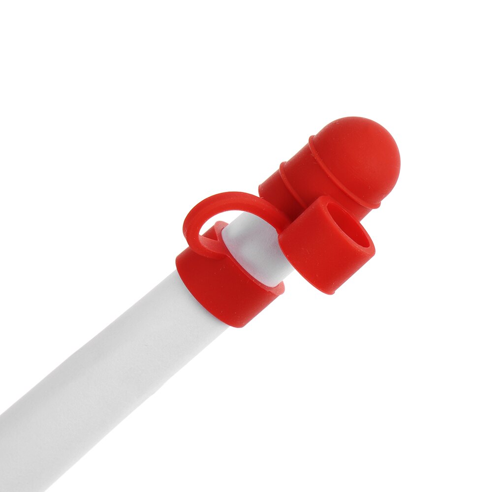 Soporte de tapa antipérdida para iPad Pro Apple Pencil, tapa de pluma a prueba de polvo para adaptador de Cable, Kit de sujeción de silicona ligera 3 en 1