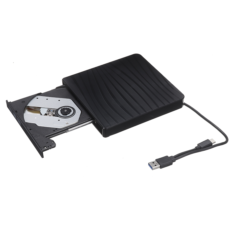 Puhiks-Unidad óptica multifuncional para ordenador portátil, dispositivo delgado externo con USB 3,0, grabador de DVD/CD, 1 unidad