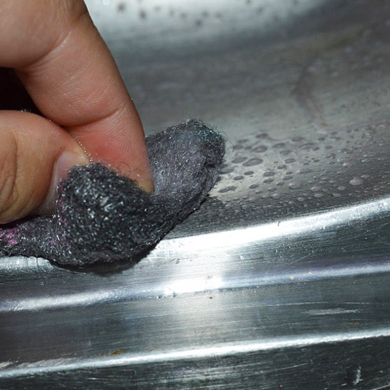12 stk / parti svamp metalnet super rengøringsmiddel værktøj køkken ståluld affedtnings rengøringsværktøj gryde børste rengøringsmiddel vbl 60 p30