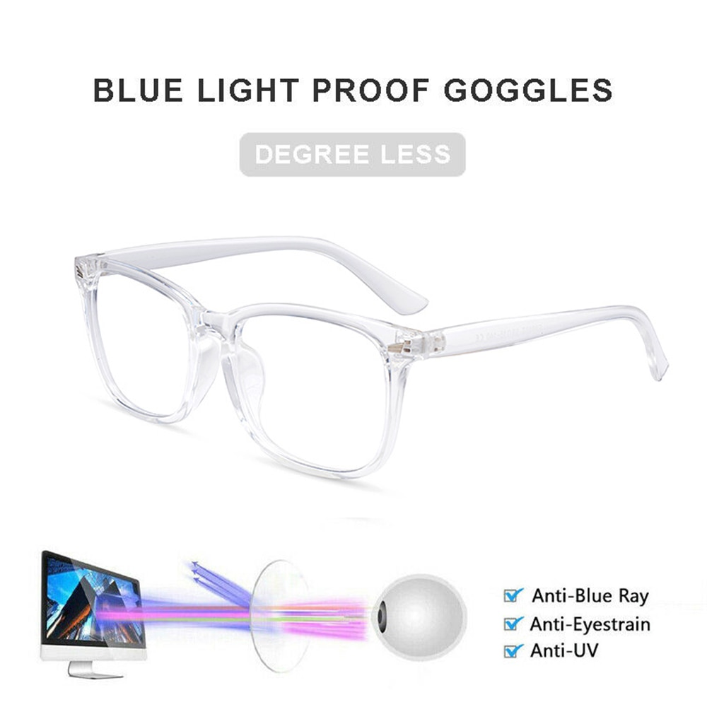 1 Pc unisex Anti Blau Strahlen Brille Computer Brille Blau Licht Blockieren Anti UV transparent Len Brillen Brillen