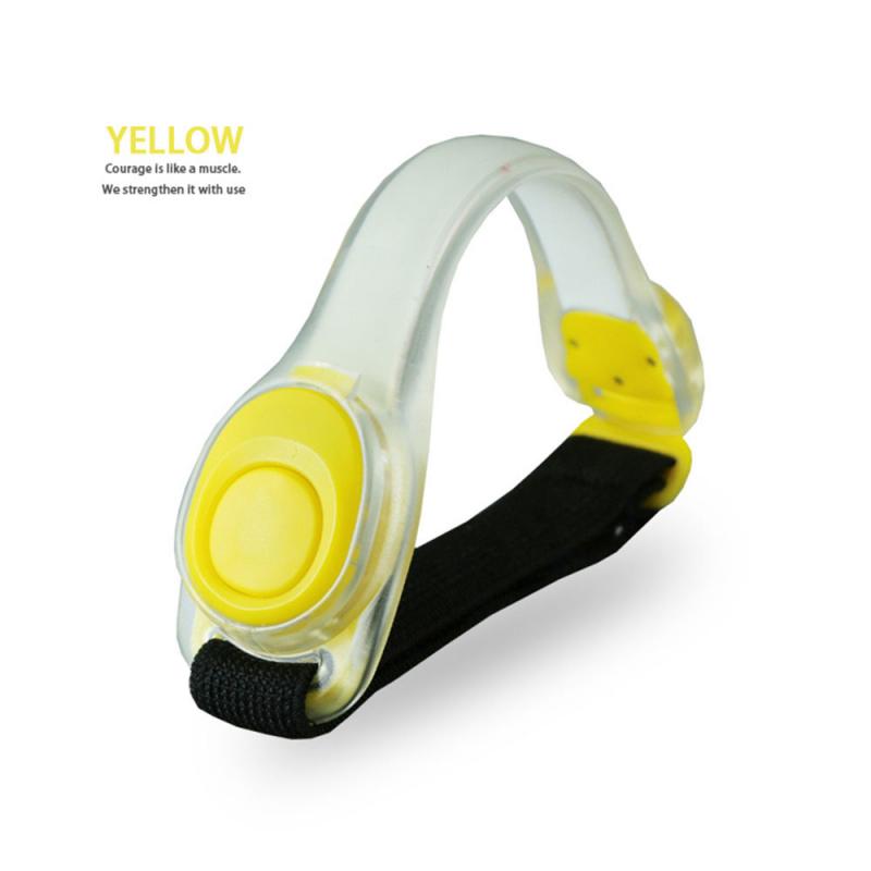 1PC LED Reflective Light Arm Armband Strap Safety Belt For Night Sports Running Cycling Hand Strap Wristband Wrist Bracelets: Black