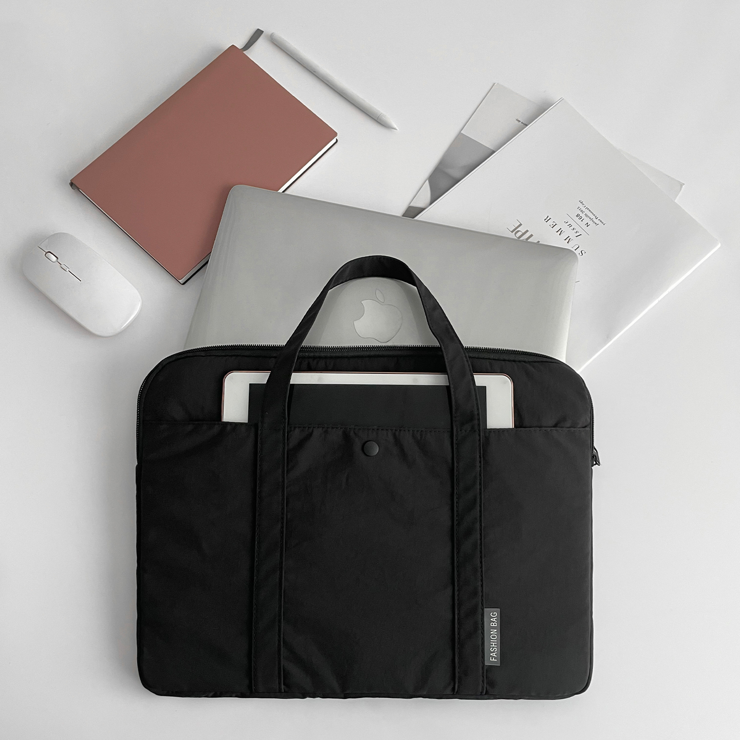 Universele 13 14 15 15.6 16 Inch Laptoptas Grote Capaciteit Schokbestendige Laptop Case Waterdichte Lichtgewicht Laptop Sleeve Bag: 12"