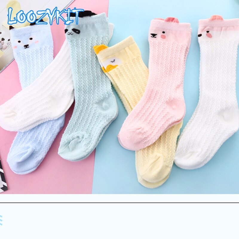 Zomer Babysokjes Mesh Lange Sockd Voor Baby Jongens Meisjes