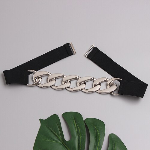 LIMHOO Metalen Taille Ketting voor Vrouwen Chunky Belly Link Chain Belt voor Jurken, O-ring Zilver, M: Length 120cm/47.2in LIMHOO Metalen Taille Ketting voor Vrouwen Chunky Belly Link Chain Belt voor Jurken, O-ring Zilver, M: Length 120cm/47.2in