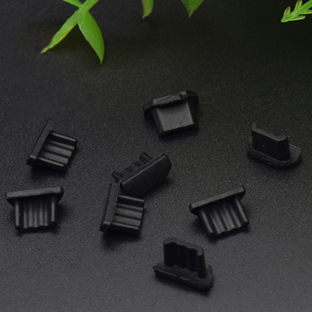 5Pcs Mini Anti-dust Silicone Micro-USB Phone Charger Dust Plug