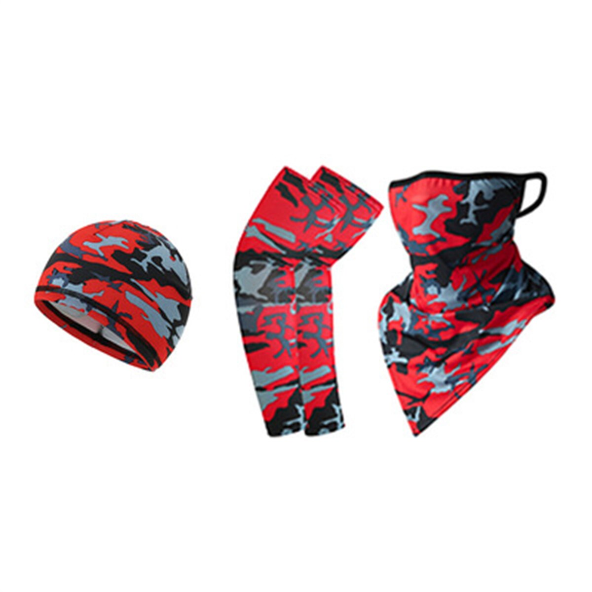 3PCS Sun Protection Outdoor Sports Riding Cap Scarf Sleeve Set Multiway Bandana Men Women Climbing Hiking Fishing Headscarf: 13