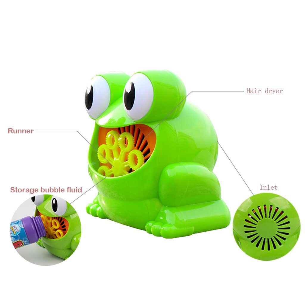 Grappige Automatische Bubble Blower Fan Elektrische Bubble Machine Outdoor Kinderen Speelgoed Game