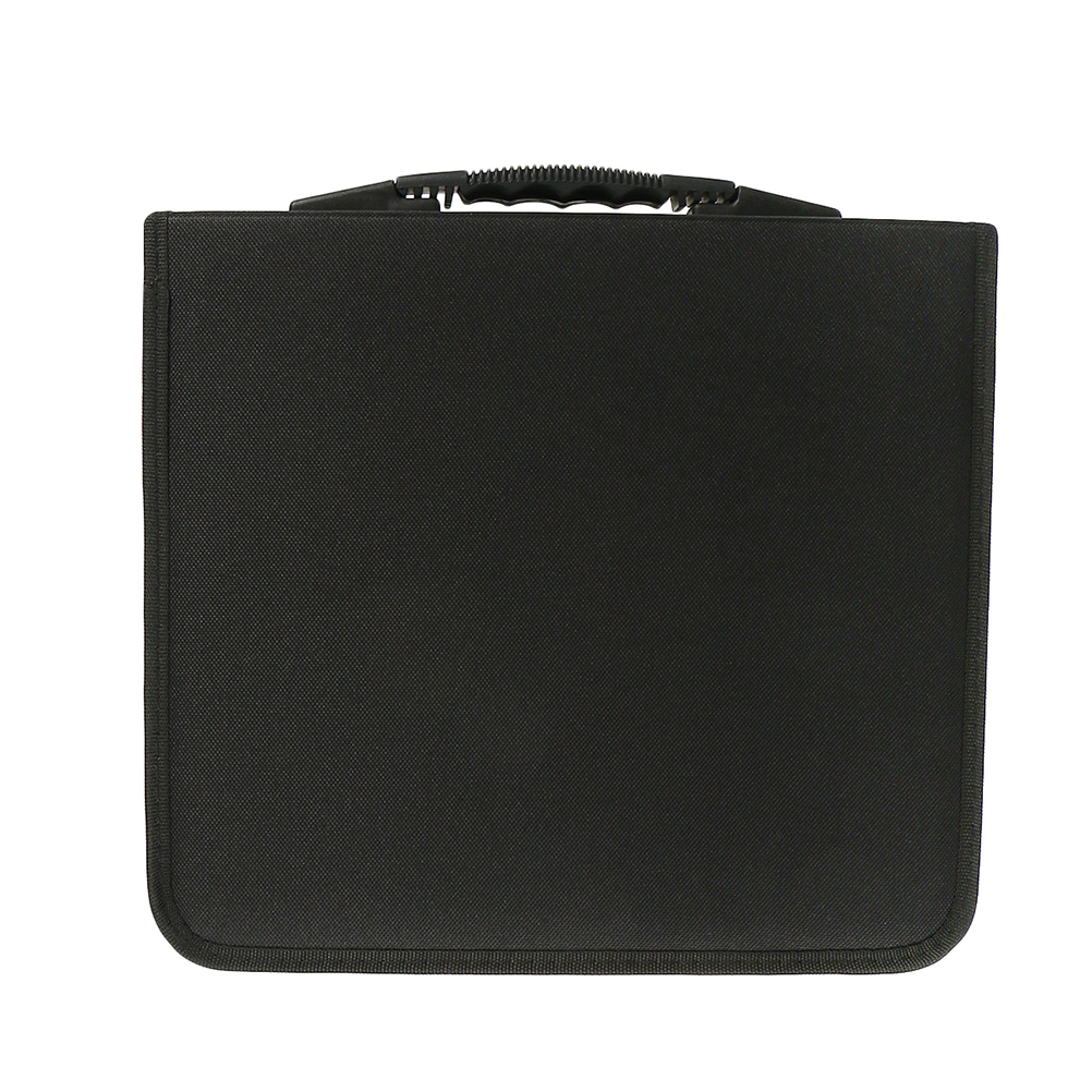 240/320/ 360400 /520 Discs Tragbare CD DVD Brieftasche Halter Tasche Fall Album Organizer Medien Lagerung Box Zipper CD Sleeve Tasche: Licht Gelb