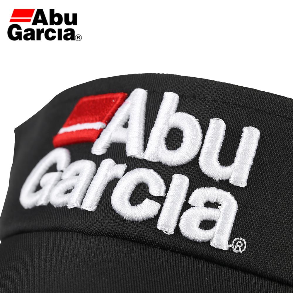 Abu garcia varumärke svart solskyddshatt unisex fiske golf baseball keps utomhus sport justerbara mössor fiskeredskap