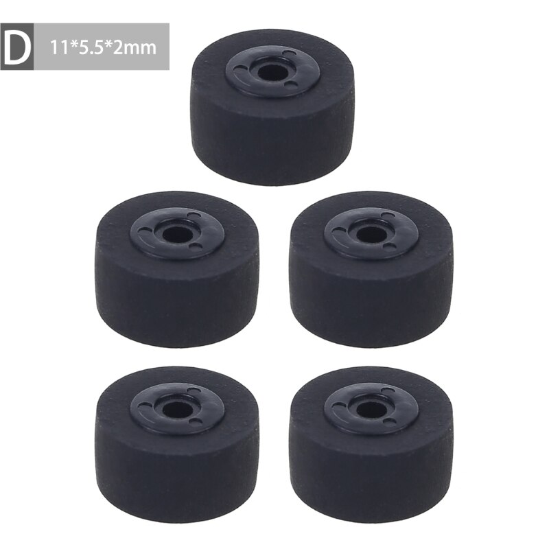 5pcs puleggia della cinghia della pressa del divaricatore dell'automobile di dimensioni diverse, Deck audio-press ure Recorder Press Belt puleggia Cassette Deck Tape 62KA: D