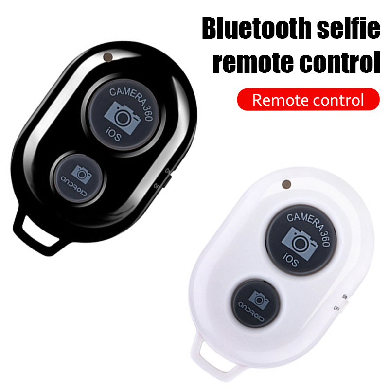 Mini cámara con control remoto compatible con Bluetooth, disparador de fotos, botón de liberación, teléfono, Selfie para teléfonos inteligentes IOS/Android