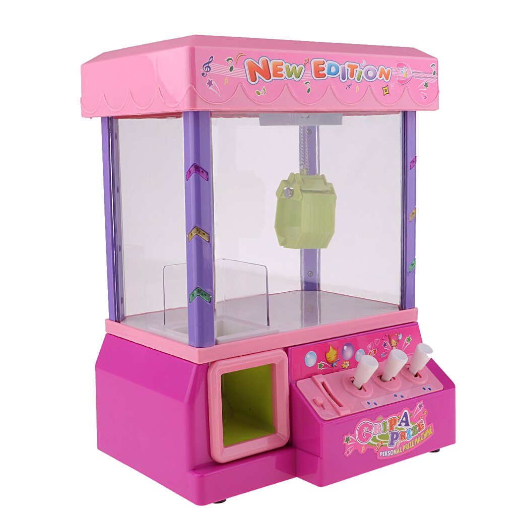 Leeqinersw kids claw machine toy grabber machine toy mini vending birthday gifts electronic