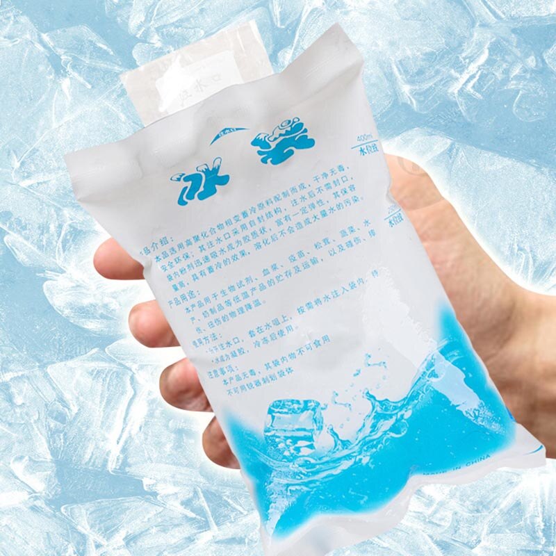 10 Stuks Herbruikbare Ijs Zak Water Injectie Icing Koeltas Pijn Koud Kompres Drankjes Koelkast Voedsel Houden Verse Gel Droog ice Pack