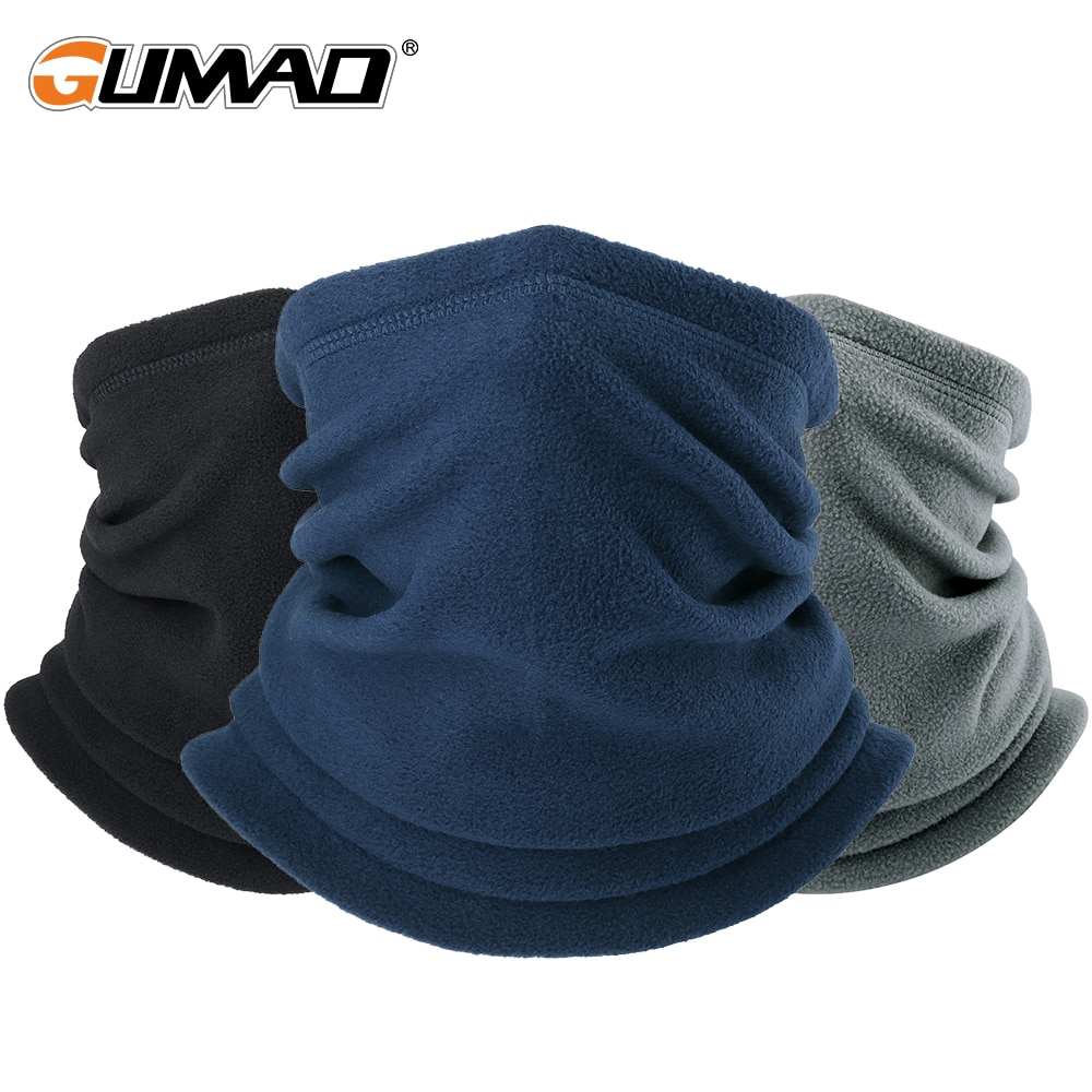 Vinter varmare hals damask kall termisk halvansikte fleece tubskydd cykling skidor vandring bandana halsduk män kvinnor balaclava unisex
