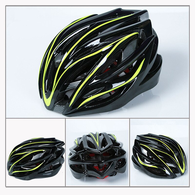 Fiets Helm Casco Mtb Fietsen Mannen Vrouwen Fietsen Road Mountainbike Helm Capacete Da Bicicleta Fietshelm Cascos Bicicleta: Geel