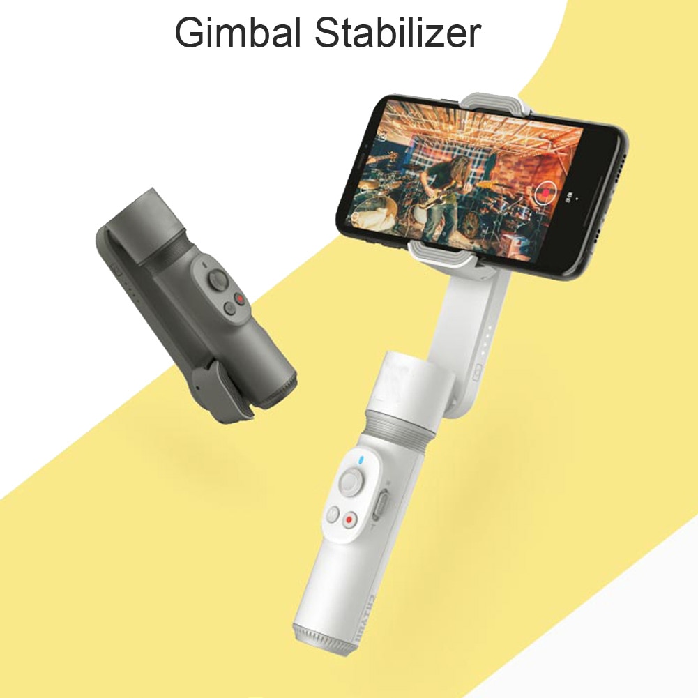 Smartphone Handheld Selfie Stick Portable Foldable Anti Shake Gimbal Stabilizer For iOS, For Android System