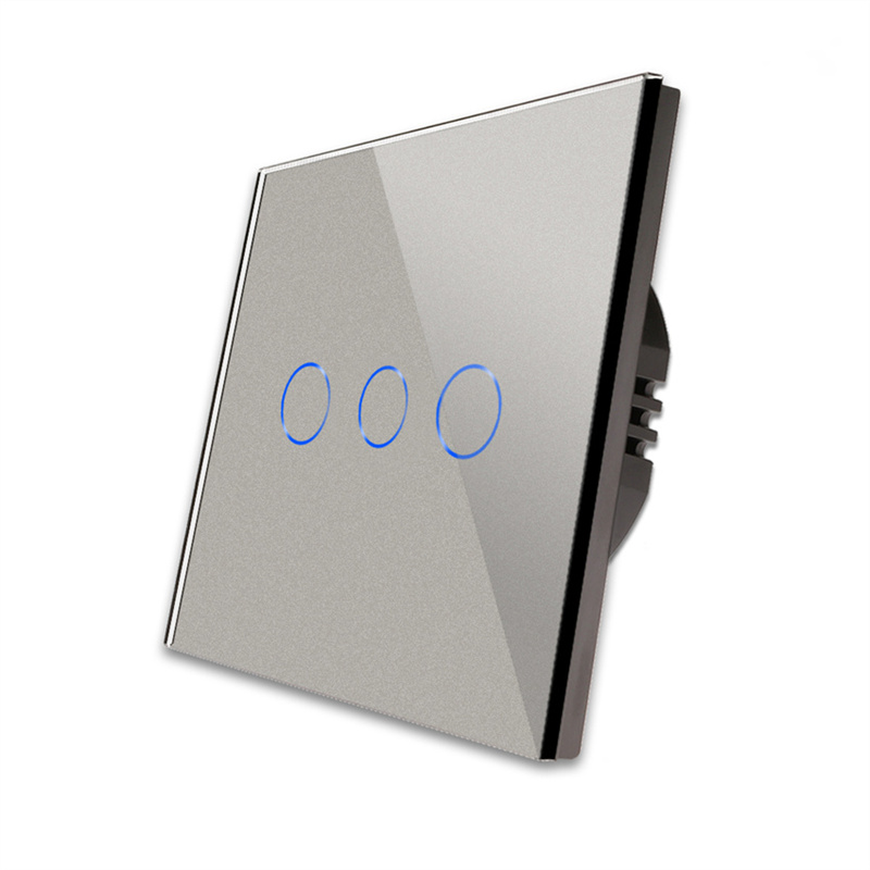 Bingoelec Smart Home Grey Smart Switch and Wifi Socket Power Monitor with Crystal Glass Panel Home Improvement: Blue