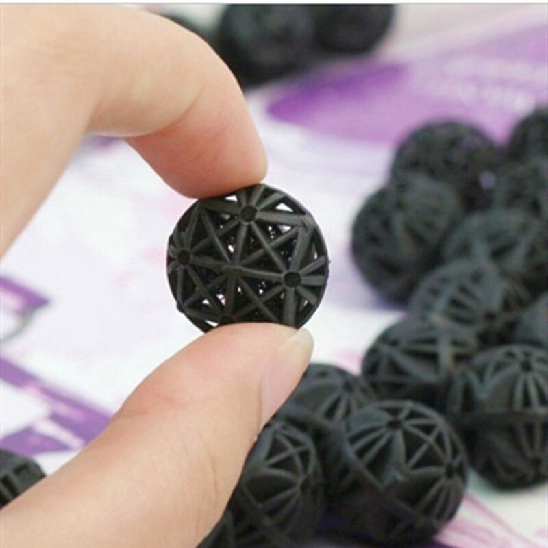 10pc/ lot 16/26mm aquariumfilter bioballen draagbaar nat droog katoen voor luchtpomp bus schoon aquarium vijver riffen spons media