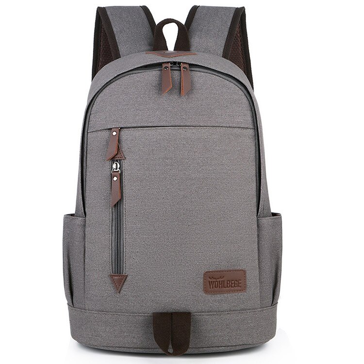Anti Theft Enlarge Backpack USB External Charge Laptop Backpack Men Waterproof School Backpack Bags for Teenager: Light Grey
