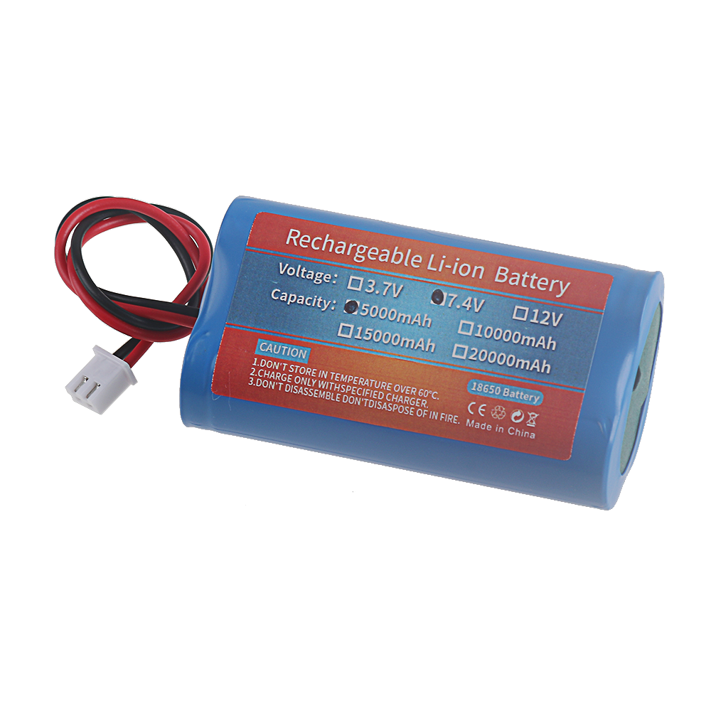 3.7v 7.4v 11.1v 12v 18650 10000 mah med kablar litiumjonbatteri med kretskort för bluetooth-högtalare med solcellsstrålkastare: Orange