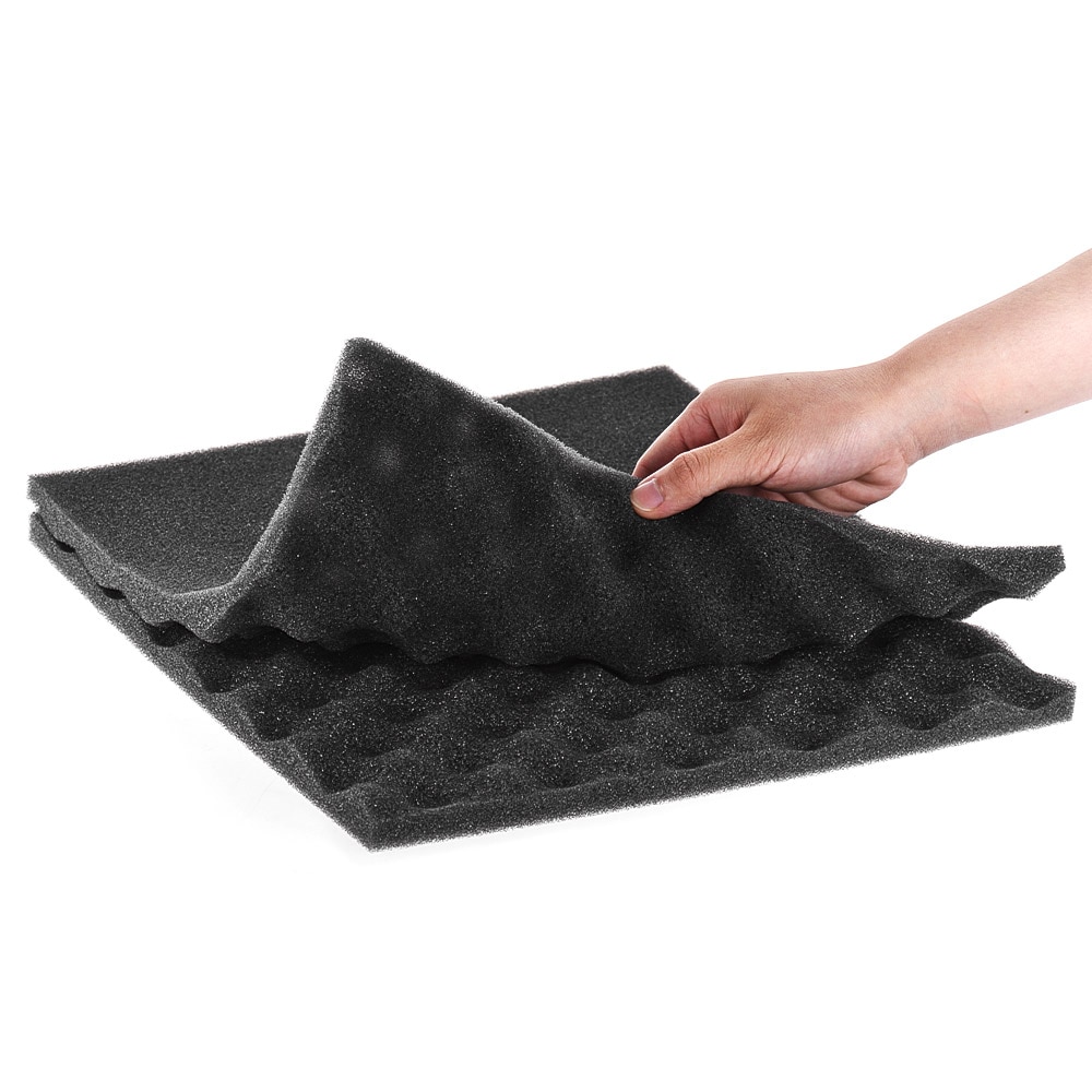 Paneles de espuma acústica para estudio, paquete de 36 unidades de espuma de aislamiento acústico, 30x30cm/12x12 pulgadas, algodón absorbente de sonido, espuma a prueba de sonido