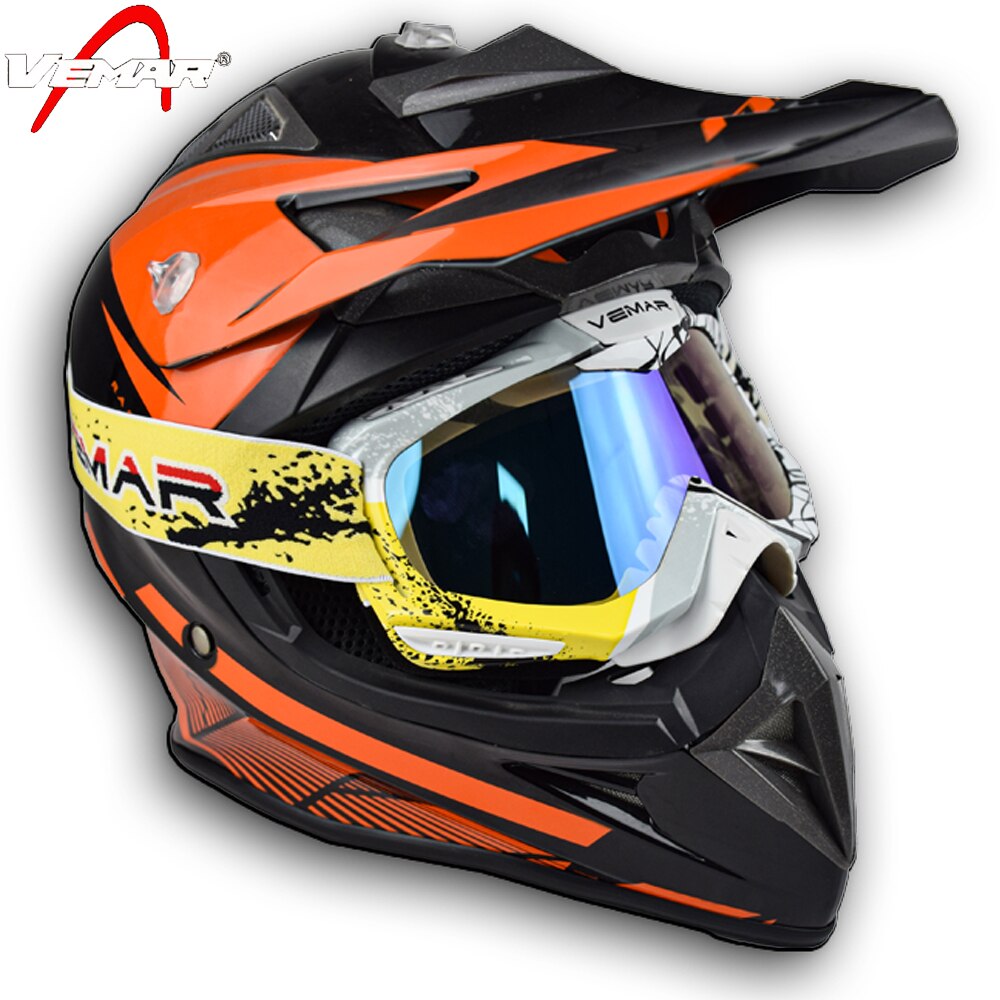 VEMAR Moto cross lunettes saleté vélo Moto cross lunettes Moto Cross lunettes vtt MX équitation lunettes masque moto cross