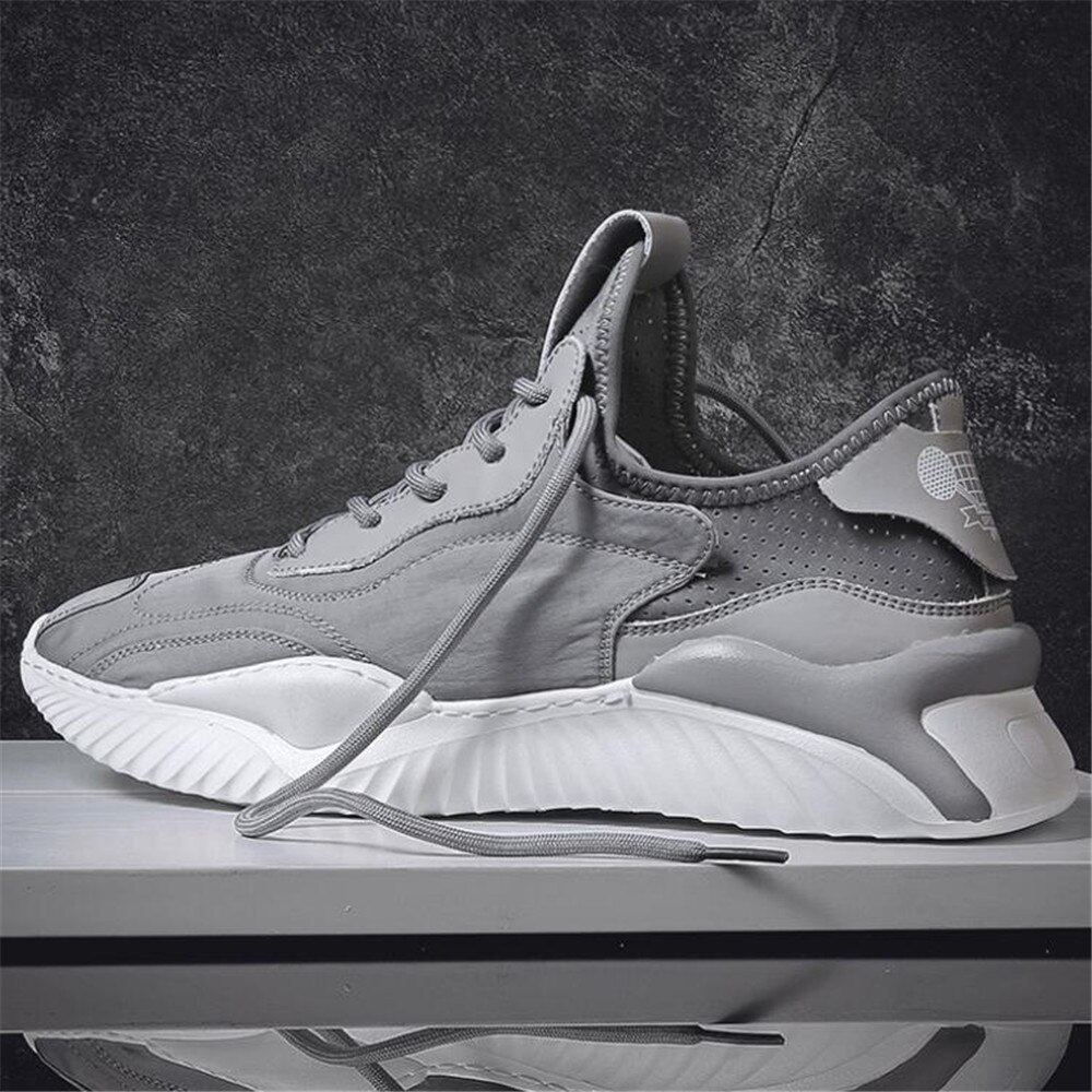 Stijl ijs zijde paraplu doek herenschoenen wilde heren sport ademend casual heren sportschoenen chef-kok schoenen voor heren heren sneakers