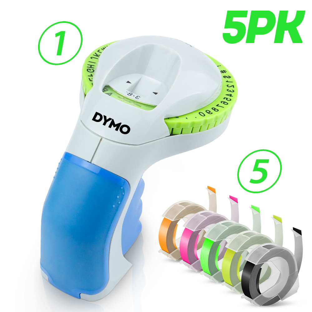 Dymo 12965 ręczna drukarka etykiet 9mm 3D tłoczenie taśma z etykietami do Dymo maszyna do etykietowania ręczna drukarka do etykiet 12965 DIY etykieta wstążka: 04