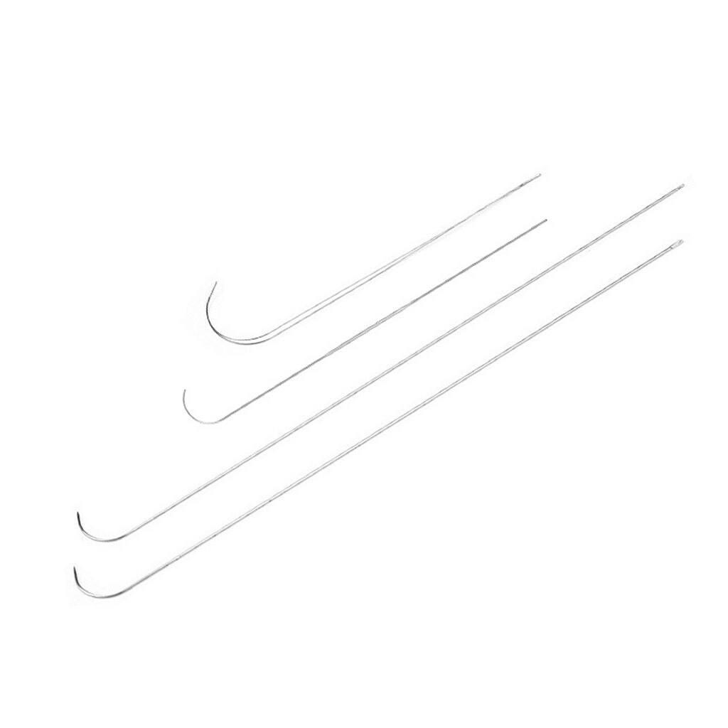 1/3 Pcs Curved Beading Needles Stainless Steel Curved Beading Needles For DIY Jewelry Making Sewing Tools