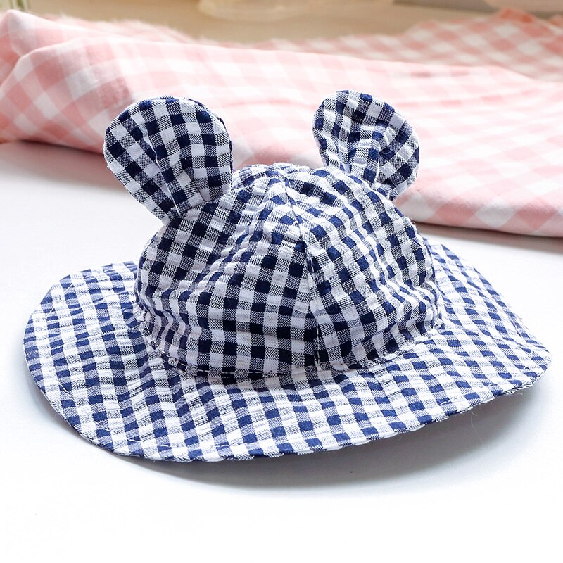 PETCIRCLE Dog Clothes Product Plaid Color Sun Hat For Small Dog Puppy Pet Cat All Season Pet Cute Costume Pet Clothes Cool Hat: black