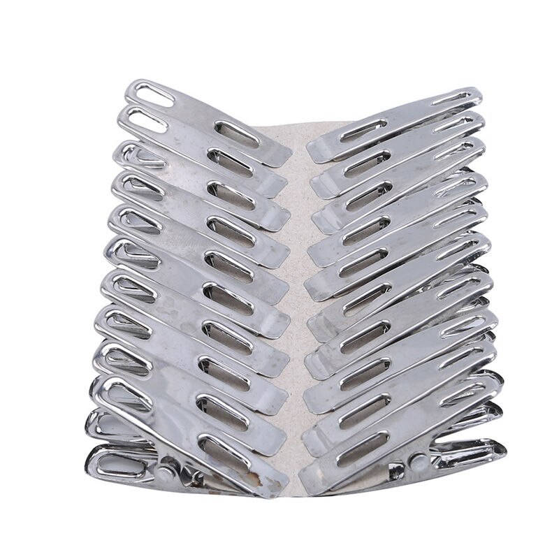 Useful Stainless Steel Washing Line Clothes Pegs Hang Pins Clips Windproof Clamps Garden Clamps Clothing Rails Clipping Tool