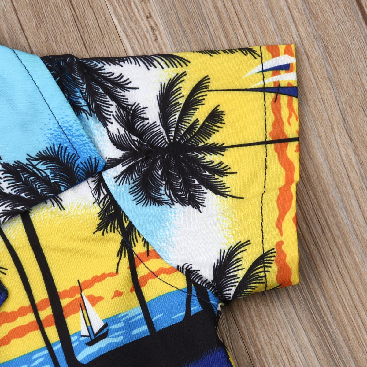 Conjunto de ropa de playa Hawaiana para niños pequeños y Chico Conjunto de camiseta de Lujo + Pantalones cortos 2 piezas ropa de playa para niños de verano 1-6T