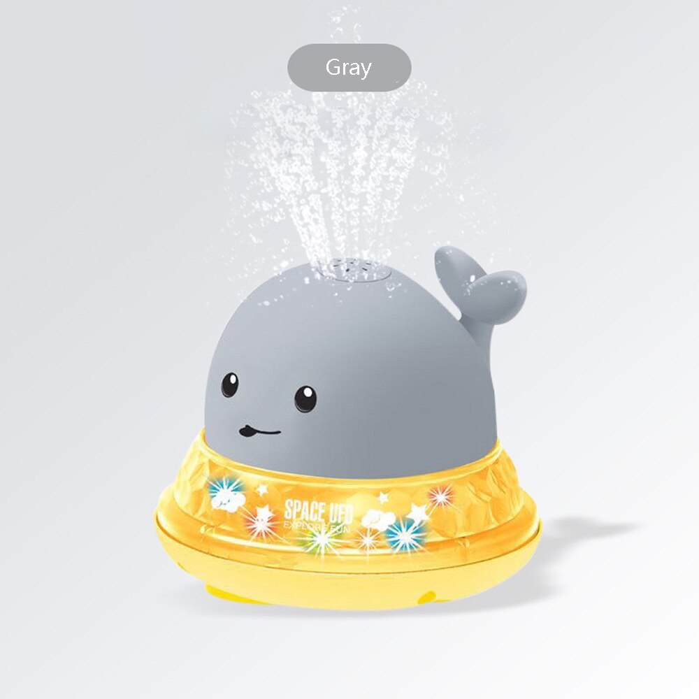 Giocattoli Da Bagno bambino Doccia Acqua Gioco Whale Spray Divertimento HA CONDOTTO LA Luce Sfera Musicale Vasca Per Bambini Bagno Impermeabile Giocattoli Da Bagno per regalo dei bambini: Whale with Base G